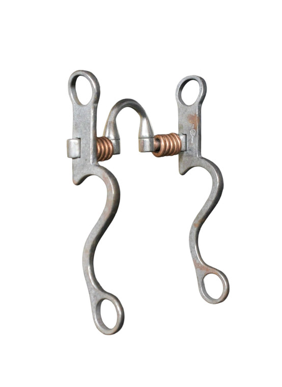 Long shank cavalry bit with correction mouthpiece