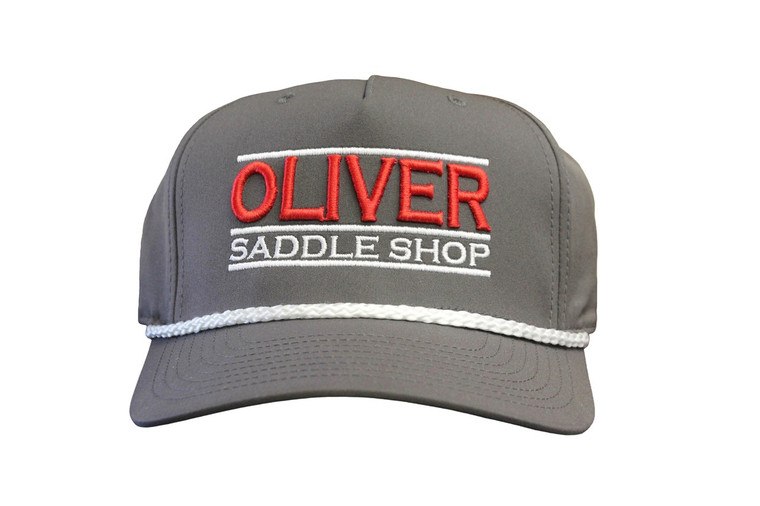 Grey and Red Hat