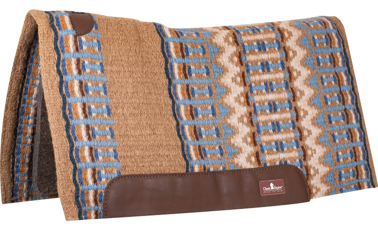 Classic Straight Blanket Top Pad 34 x 38 in Umber Navy