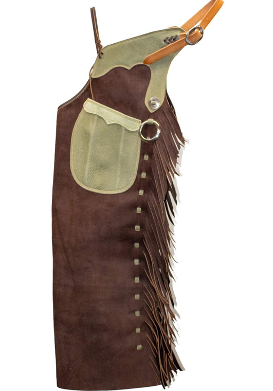 Left leg of shotguns 26" x 40" in Chocolate