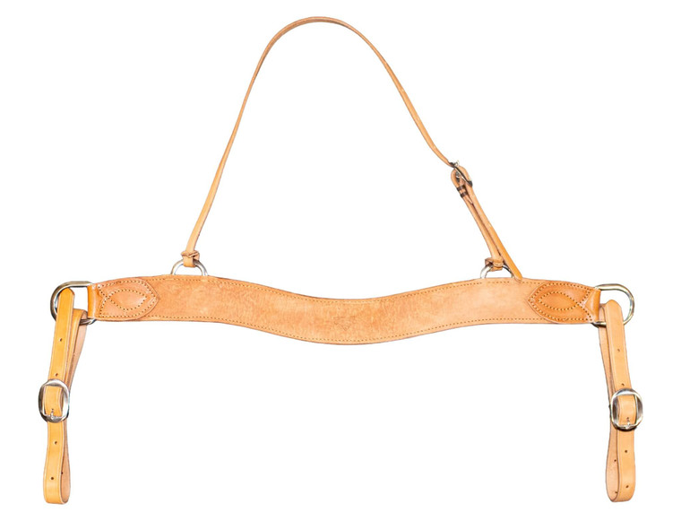 Double and stitched cowboy tripping collar