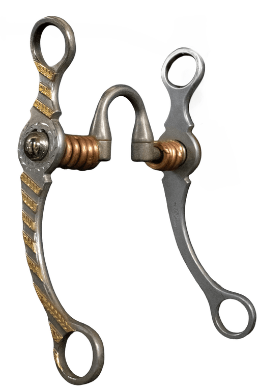 Josh Ownbey mounted long center ball correction bit with copper rings.