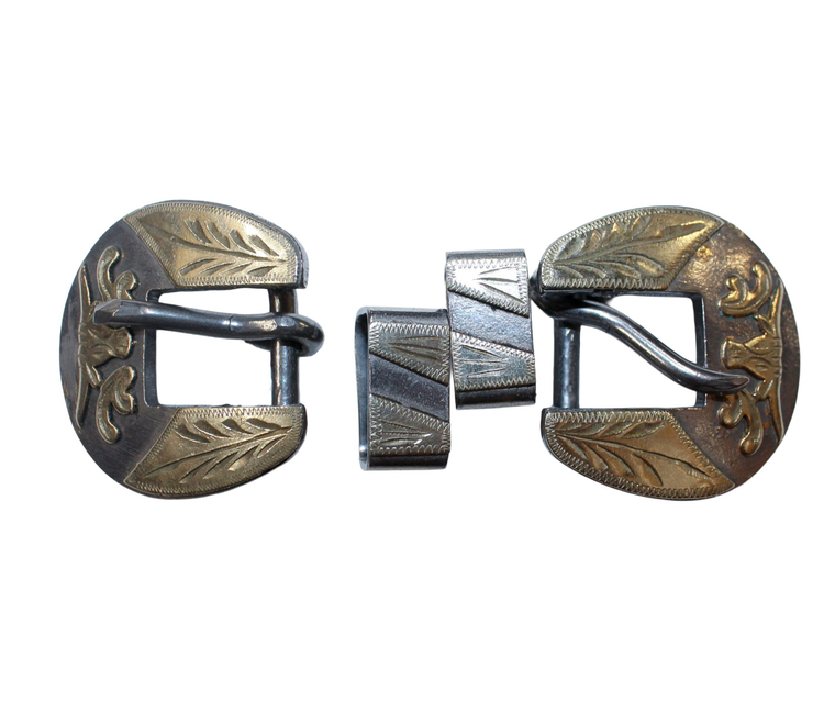 Cowpuncher 440 5/8" buckle and keeper set