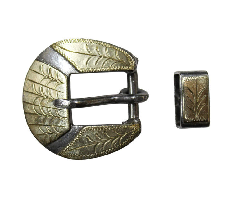 Cowpuncher 405 3/4" buckle and keeper set