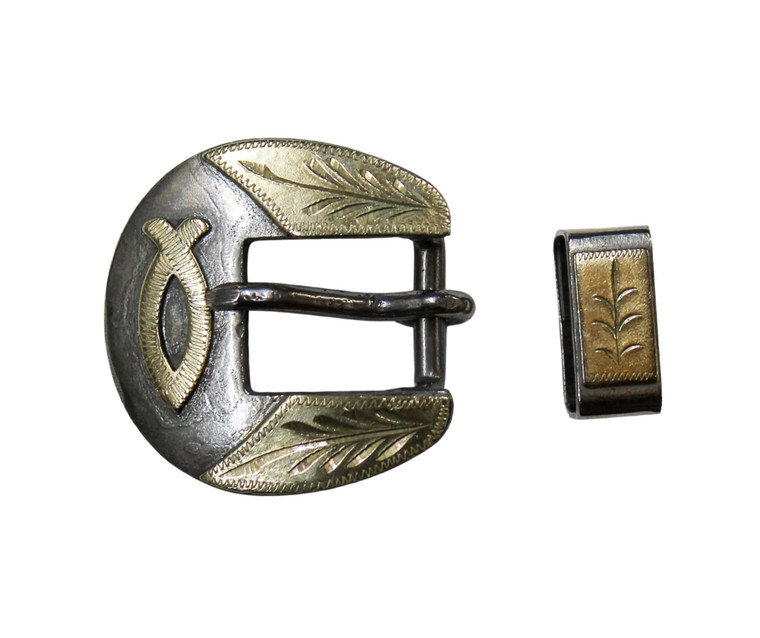 Cowpuncher 431 3/4" buckle and keeper set