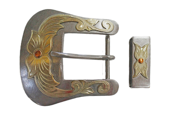 Cowpuncher 434 1 1/2" Buckle and Keeper