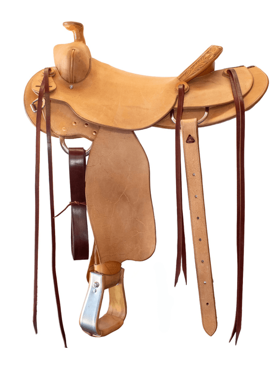 Left side of new 16" Palo Duro Saddle.