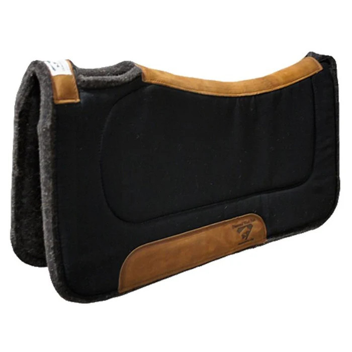 Diamond Wool black contoured ranch pad 32"X32"