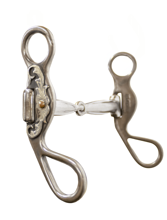 Ryan Looper Mounted Snaffle Bit .