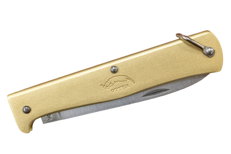 Otter Small Brass Mercator closed