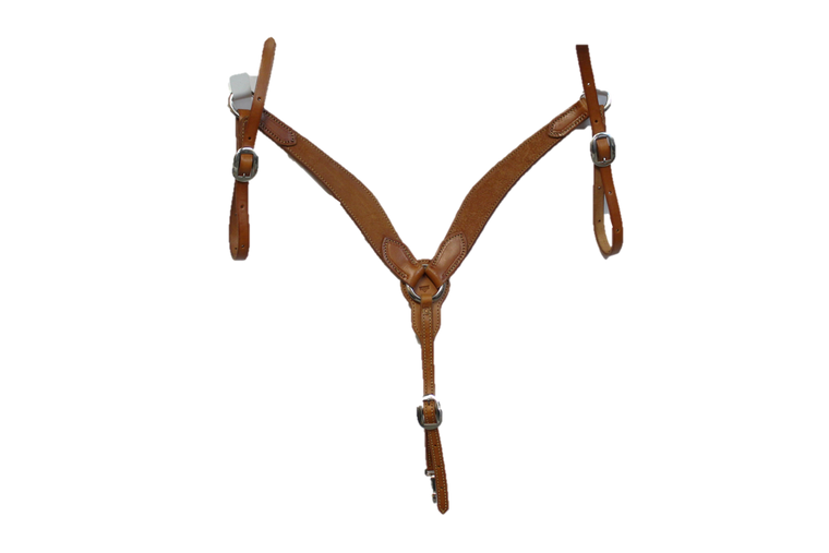 Roughout narrow  breast collar