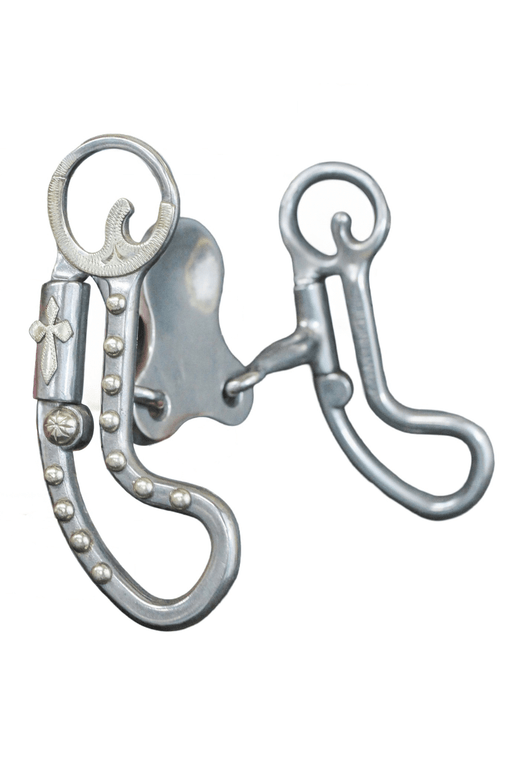 Cowpuncher 223 is 5" loose cheek snaffle bit with floating spoon port