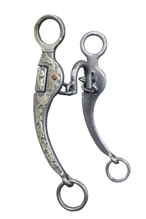 Cowpuncher 226 is a 7" loose shank bit with chain port mouthpiece