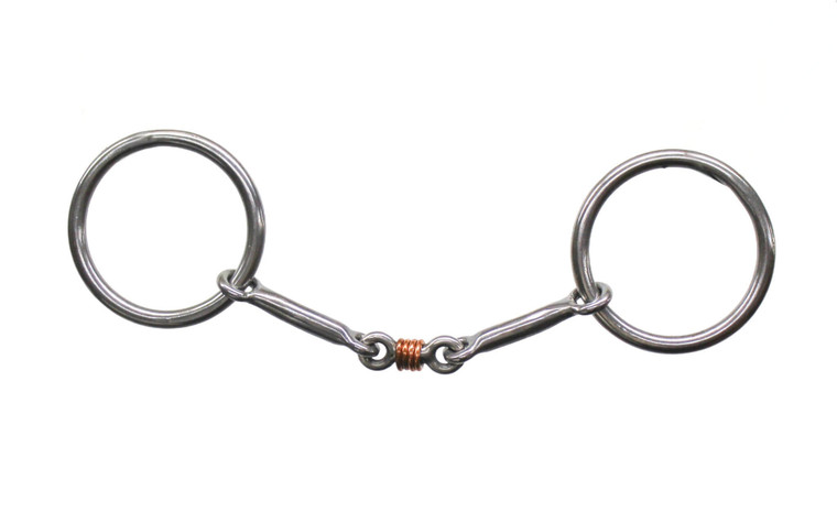 Cowpuncher 84 is a 3 piece with dogbone snaffle.