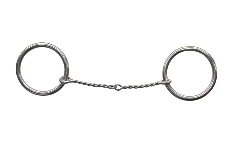 Cowpuncher 85 is a small twisted wire snaffle.