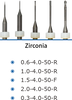 AMM-520/AMD-500S Pro Zirconia Milling Burs