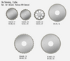 Diamond Discs Traditional - Die Trimming / Lathe
Item - Grit - Diameter - Thickness With Diamond