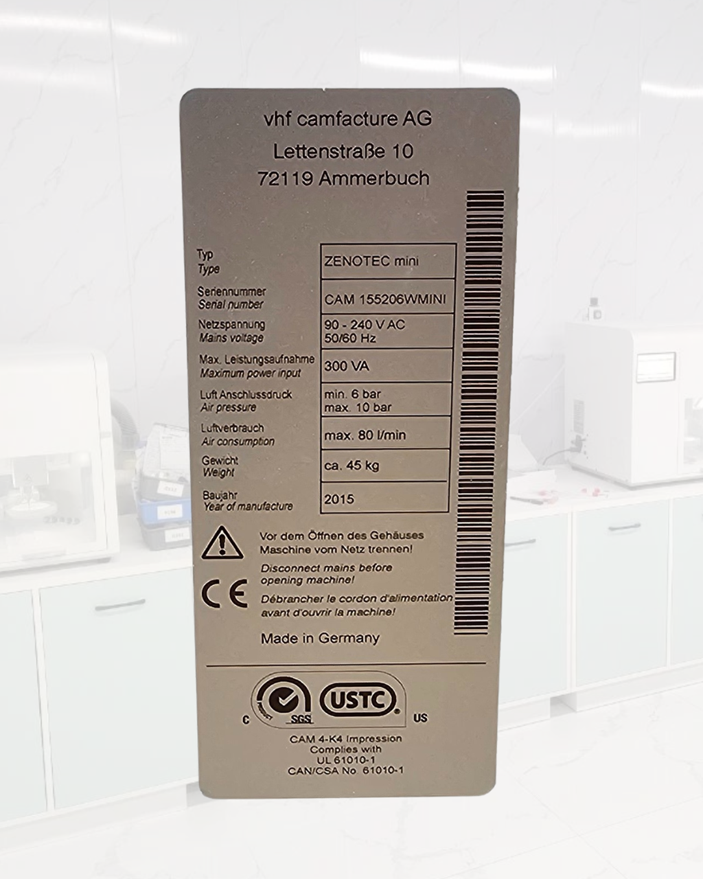 Wieland Dental Zenotec Mini CAM4-K4