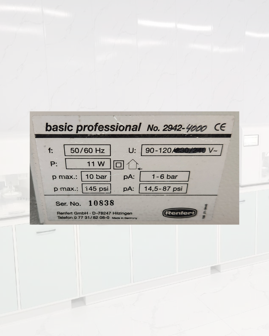 Renfert Basic Pro Sandblaster (used)