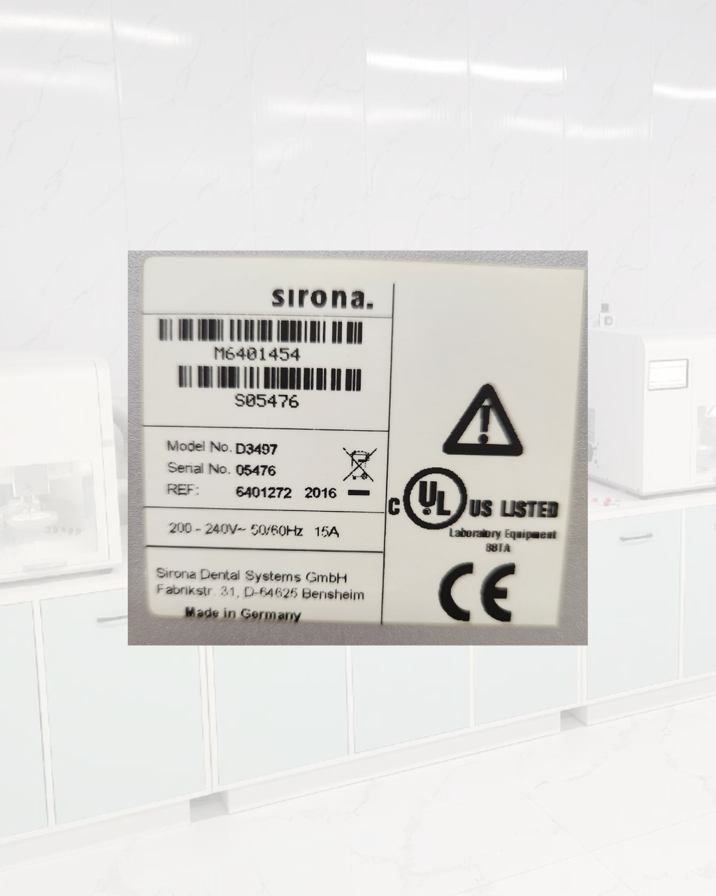 Sirona inFire HTC Speed sintering oven