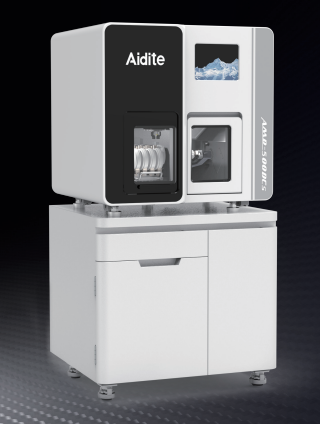 AMD-500DCs milling machine is a five-axis linkage automatic disc changing equipment. The equipment is matched with 8 disc changers, which can realize automatic disc changing for round-the-clock processing and production. With an intelligent fixture identification function, more trays can be added, and intelligent identification improves production efficiency Matching C-shaped fixtures, improves material utilization by 30%.