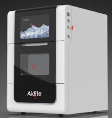 CMM-600 Wet/Dry milling machine that does not require compressed air.