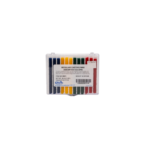 Whip Mix CASTING WAX ASSORTED REG BOX 12 - Whip Mix
