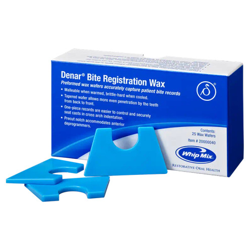 Whip Mix LABEL, DENAR BITE REGISTRATION WAX - SLOW SET