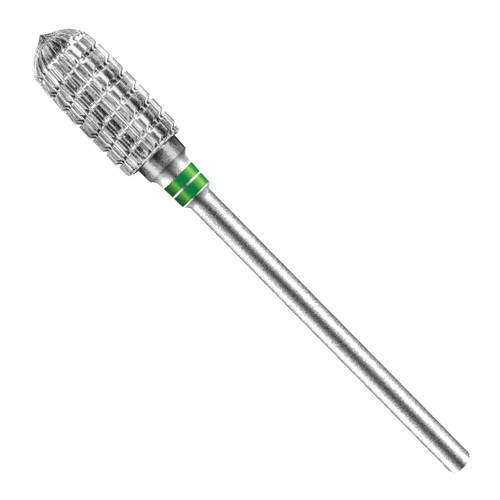 Tapered Barrel Flat Safety Gold Carbide Bit 3/32"