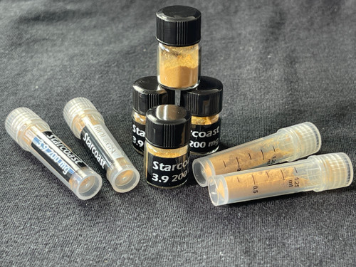 Assortment of vials containing Starcoast Batch 3.9 Assortment of vials containing Starcoast Batch 3.9