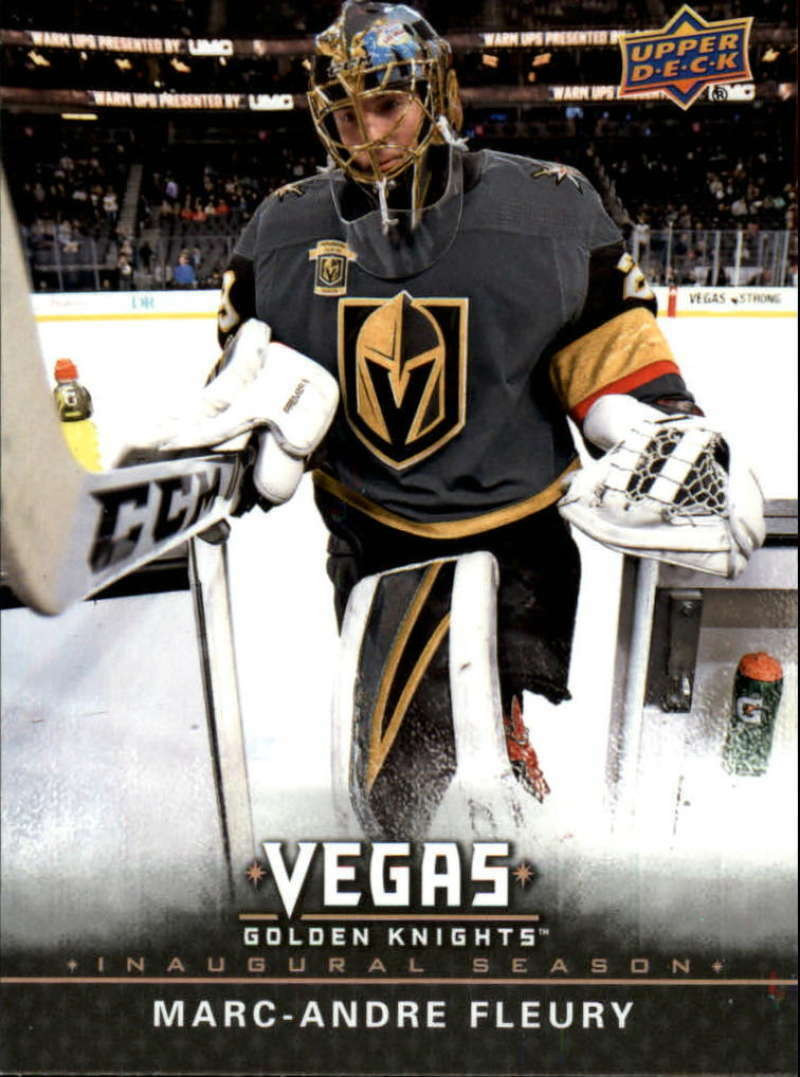 201718 Upper Deck Vegas Golden Knights Inaugural Season Set A