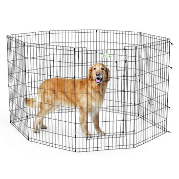 42″ Black Exercise Pen with Full MAX Lock Door