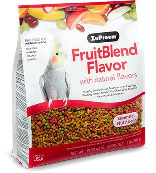 Recommended for Cockatiels, Quaker Parakeets, Ringneck Parakeets, Lovebirds, Meyer's Parrots and other medium parrots