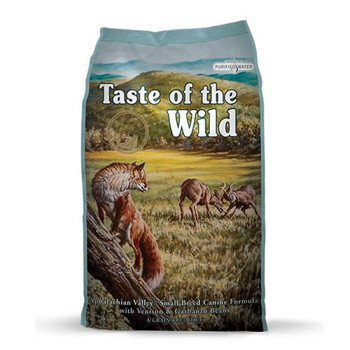 Highly digestible venison protein and small kibble size make this formula easy on your small breed dog’s tummy and teeth.
