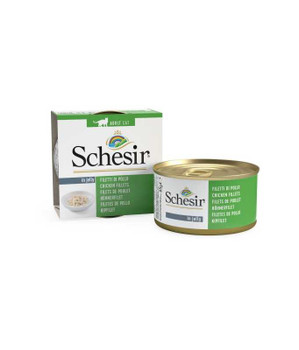 Schesir Cat Wet Food-Chicken Fillets 85G