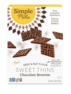 Simple Mills Sweet Thins Chocolate Brownie Seed & Nut Flour