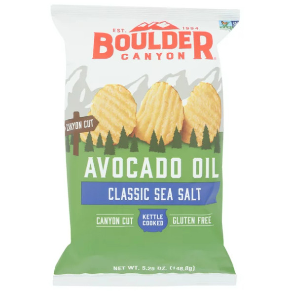 BOULDER CANYON AVOCADO KETTLE STYLE SEA SALT