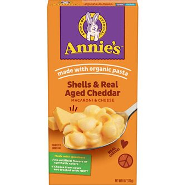 Annie's Cheddar Mac is our answer to all those chemically orange colored cheeses out there. We've taken our original shells and white cheddar and added a little color to it, naturally! Our totally natural cheese is colored with a plant extract called annatto. Annatto has been used in tropical American cultures for generations to color foods such as butter, cheese and mustard. Annie's Cheddar Macaroni and Cheese is a great alternative for kids who need to have that orange cheese on their macaroni.