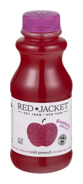 Raspberries, bursting with flavor are pressed whole for this delicious blend. - Cold Pressed - Never from Concentrate.