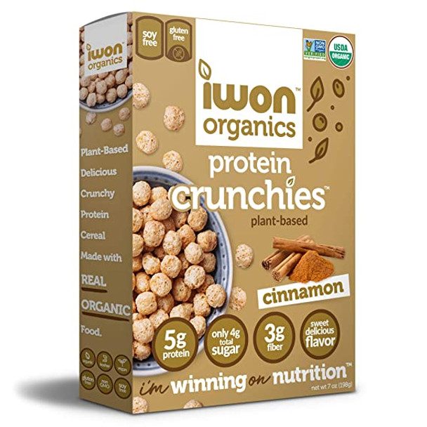 IWON ORGANICS CINNAMON FLAVORED CRUNCHIES