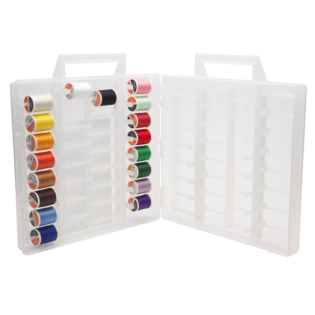 Universal Slimline Thread Storage Box - 12 Wt. Cotton Thread Starter Pkg.