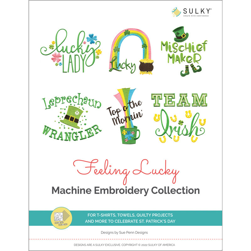 Feeling Lucky Machine Embroidery Design Collection