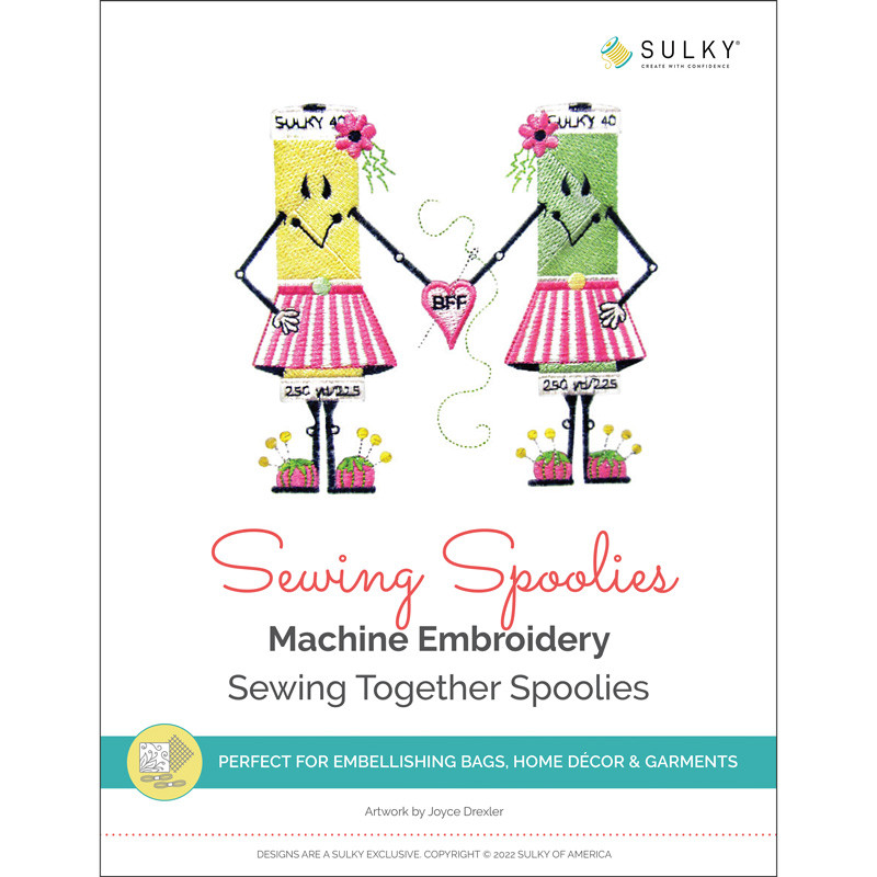 Sewing Spoolies Machine Embroidery Design Collection