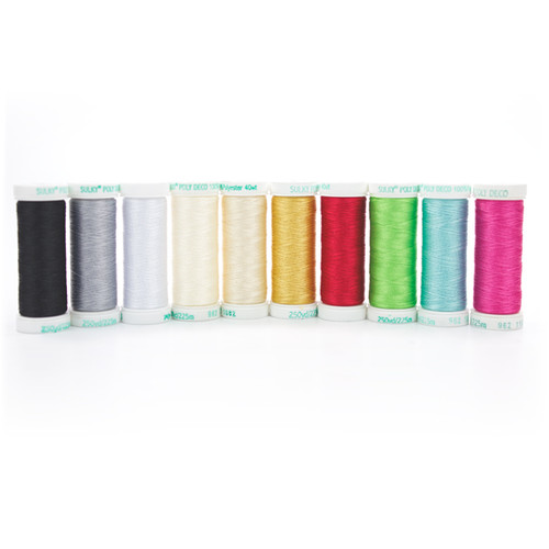 Candora 30Pcs Sewing Thread 30 Color 250 Yards Each Polyester Thread Sewing  Kit Multipurpose Polyester Thread Assortment Coil