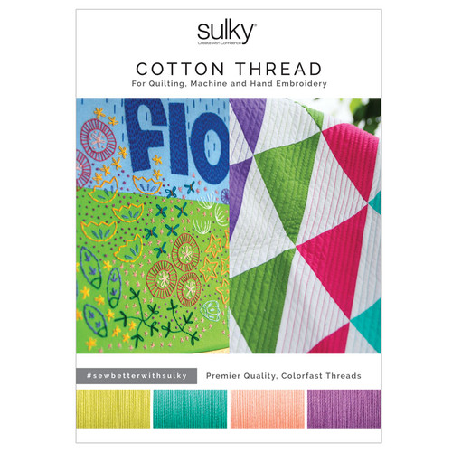 Sulky 12 Wt. Cotton Petites Thread - Black/Gray Sampler - 50 yd. Spools -  #712-04 - Stitchery X-Press