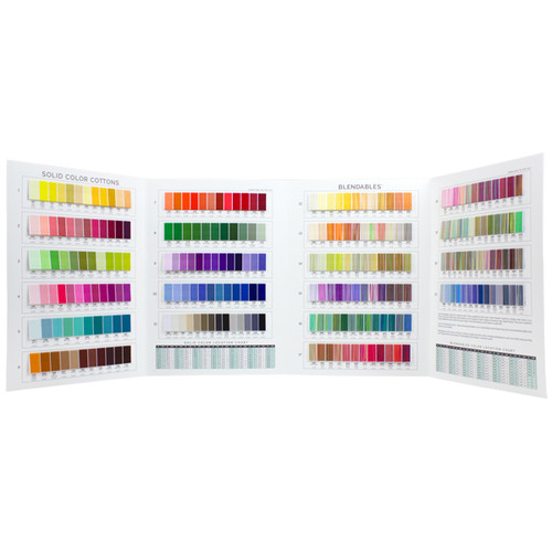 Sulky Cotton Real Thread Color Card
