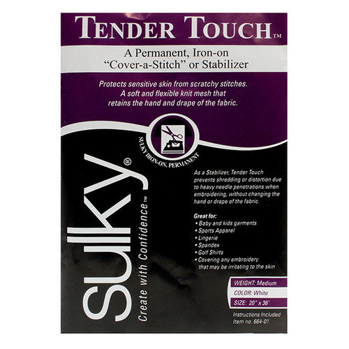 Sulky Super Solvy Heavier Water Soluble Stabilizer- 12''W x 9-1/2yds