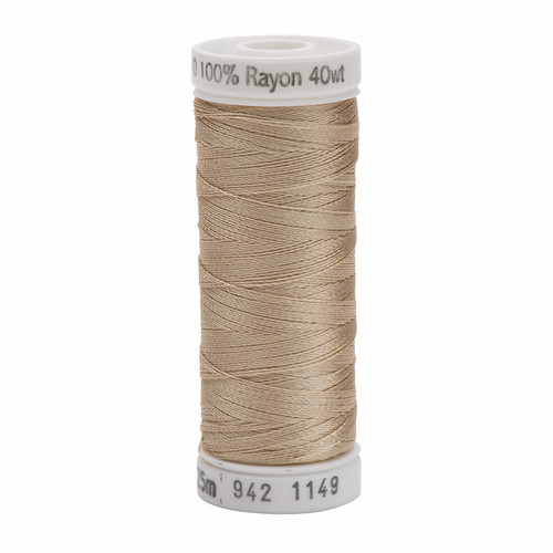 Sulky 12 Wt. Cotton Thread - Deep Ecru - 2,100 yd. Jumbo Cone