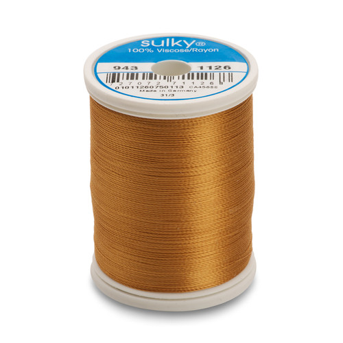 Sulky 40 wt 250 Yard Rayon Thread - 942-1206 - Dk Jade