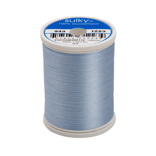 Sulky Of America 268d 40wt 2-Ply Rayon Thread, 250 Yd, Marine Aqua